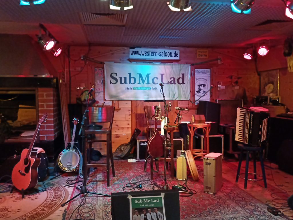 kurz vor dem Auftritt